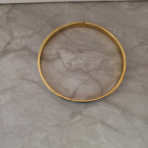 💙 Vintage Y2k 00s 2000's J. Crew Bright Spring Blue Skinny Bangle 💙 - Picture 6 of 8